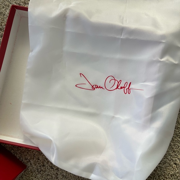 Joan Oloff beige suede heels, 8 - like new - Picture 5 of 6